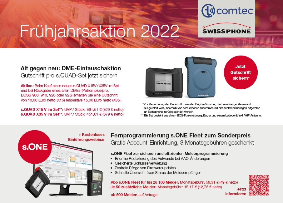 Swissphone Frühjahrsaktion 28.04. bis 30.06.2022